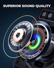 Load image into Gallery viewer, Karaoke Machine, Portable Bluetooth Karaoke Speaker with 2 Wireless Microphones, PA System for Adults Kids with LED Lights, Supports REC/FM/AUX/USB/TF for Home Party