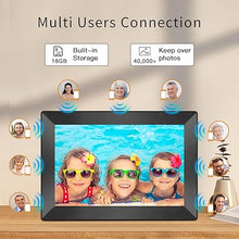 Load image into Gallery viewer, Uhale Digital Picture Frame WiFi 10.1 Inch HD Digital Photo Frame 1280x800 IPS Touch Screen with 16GB Storage,Digital Frame Send Photos and Videos via Free apps-Women Men Anniversary Birthday Gifts