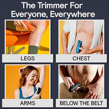 Load image into Gallery viewer, MERIDIAN Body Hair Trimmer for Men, Bikini Trimmer for Women, Ball Trimmer Men, Pubic Hair, No Nick, No Cut, No Razor Burn, Groin and Body Shaver - Waterproof & Rechargeable Body Groomer - Sage