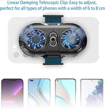Load image into Gallery viewer, NEVEIKA Phone Cooler, Cellphone Radiator with Dual Semi-Conductor Cooling Chip, Mobile Phones with a Width of 6 to 8 cm for Tiktok Live Streaming, Outdoor Vlog, Mobile Gaming.