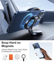 Load image into Gallery viewer, TORRAS Magnetic Slim-Fit for iPhone 16 Pro Max Case, Ultra-Thin 16 ProMax Phone Case Compatible with MagSafe, Light Anti-Scratch Matte Hard PC Bayer 6.9 inch OriginFit, Navy Blue