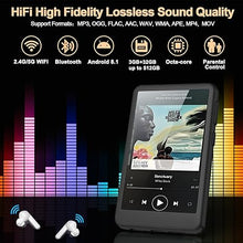 Load image into Gallery viewer, MP3 Player with Bluetooth and WiFi, 4.0" Touch Screen, MTK Octa-core, MP4 MP3 Player for Spotify, Pandora, Music, 3GB RAM 32GB ROM Up to 512 GB, Android Music Player for Parental Control