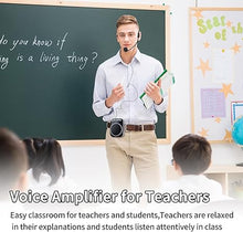 Load image into Gallery viewer, SHIDU Voice Amplifier, Portable Speaker with Microphone Megaphone PA System Support Bluetooth/TF Card and U-Disk Play Music for Teachers, Tour Guides, Training