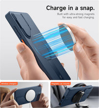 Load image into Gallery viewer, SURITCH for Samsung Galaxy S25 Ultra Phone Case,Magnetic Protective Cover with Camera Cover & Adjustable Metal Kickstand for Galaxy S25 Ultra (2025)-Dark Blue | Magnetic, Protective Cover, Camera Cover, Adjustable, Metal Kickstand, (2025)