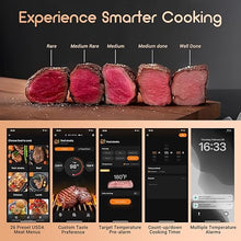 Load image into Gallery viewer, INKBIRD Meat Thermometer Wireless, Smart Bluetooth Meat Thermometer, IP67 Waterproof Wireless Meat Probe with Rechargeable Box for Outdoor Grill Smoker BBQ Rotisserie iOS & Android App