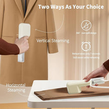 Load image into Gallery viewer, Steamer for Clothes, Portable 15s Fast Heat-up Handheld Travel Steamer, Mini Handheld Clothing Steamer 800W for Garments, Fabric Steam Iron for Home, Office, and Travel