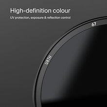 Load image into Gallery viewer, Urth 67mm 4-in-1 Magnetic Lens Filter Kit (Plus+) -UV, CPL, Neutral Density ND8, ND1000, Multi-Coated Optical Glass, Ultra-Slim Camera Lens Filters