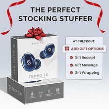Load image into Gallery viewer, Tempo 30 Wireless Earbuds for Small Ears with Premium Sound, Comfortable Bluetooth Ear Buds for Women and Men, Blue Earphones for Small Ear Canals with Mic, IPX7 Sweatproof, Long Battery, Loud Bass