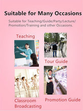 Load image into Gallery viewer, Portable Voice Amplifier with Wired Microphone Headset Rechargeable PA System Speaker Personal Microphone Speech Amplifier Power Amplifiers Loudspeaker for Teachers/Metting/Tour Guide (Black)