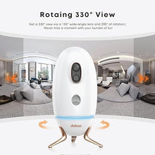 Load image into Gallery viewer, Dog Camera with Treat Dispenser, 2K/4MP HD 330° View Dog Cam Pet Home Security Camera, Night Vision, 2.4 &5 GHz WiFi, 2-Way Audio with Speaker, Free App & Cloud Storage