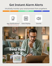 Load image into Gallery viewer, SwitchBot Bluetooth Temperature and Humidity Monitor Meter Pro, Wireless Indoor Hygrometer Sensor with App Control, Thermometer for Room, Greenhouse, Free Data Storage Export, 393ft Bluetooth Range