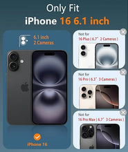 Load image into Gallery viewer, FNTCASE for iPhone 16 Phone Case: Magnetic Matte Textured Shockproof Military Grade Drop Protection Cell Phone Cover | Slim Rugged Anti-Slip Durable Protective Bumper Cases(Green)