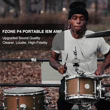 Load image into Gallery viewer, FZONE Upgraded in-Ear Monitor Amplifier Portable IEM with Super Great Sound Quality, Stereo/Mono Switch, Enhanced Durable Belt Clip