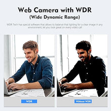 Load image into Gallery viewer, TOALLIN 4K AI Webcam with WDR, Auto Light Correction, AI Tracking with Auto-Framing, Auto-Focus, 5X Adjustable Digital Zoom, Built-in Dual Noise-Canceling Mics, 92° FOV Webcam for Online Video Calls