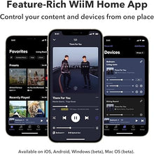 Load image into Gallery viewer, WiiM Pro AirPlay 2 Receiver, Google Cast Audio, WiFi Multiroom Streamer, Compatible with Alexa, Siri and Google Assistant, Stream Hi-Res Audio from Spotify, Amazon Music, Tidal and More