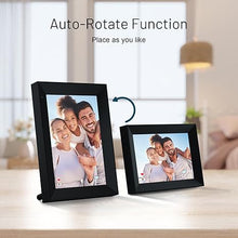 Load image into Gallery viewer, Anna Bella Digital Picture Frame 10.1 Inch IPS HD Touch Screen WiFi Smart Digital Photo Frame with 16GB Storage, Auto-Rotate, Easy Setup to Share Photos or Videos Remotely via AiMOR APP Black