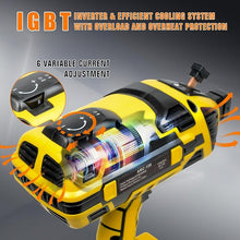 Load image into Gallery viewer, Handheld Welding Machine 110V 120A Portable Electric Welding Machine, IGBT Inverter Stick Welder with 6 Variable Current Adjustment for 3/32"-1/8" Welding Rod Tool