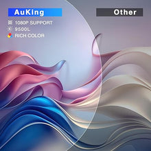 Load image into Gallery viewer, AuKing Projector, 2024 Upgraded Mini Projector, Full HD 1080P Home Theater Video Projector, Compatible with HDMI/USB/AV/Smartphone/TV Box/Laptop