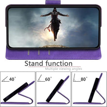 Load image into Gallery viewer, SUANPOT Compatible with iPhone 16 Pro Max 6.9" Wallet case with RFID Blocking Credit Card Holder,Flip Book PU Leather Protective Cover Women Men for Apple 16 Pro Max Phone case Purple