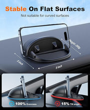 Load image into Gallery viewer, Beeasy Car Phone Holder, Dashboard Phone Holder for Car Anti-Slip Silicone Car Pad Phone Mount, Hands Free Phone Stand Compatible with iPhone, Samsung, Android Smartphones, GPS Navigation Devices