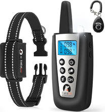 Load image into Gallery viewer, PaiPaitek 2 in 1 Dog Bark Collar and Training Collar - Smart Bark and Shock Collar Combo, Automatic Bark Collar for Large Dog with Remote 3300ft Range & Waterproof