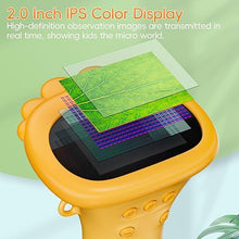 Load image into Gallery viewer, Microscope for Kids, SKYBASIC 2" IPS Screen 1000X Handheld Digital Microscopes HD Pocket Portable Mini USB Microscope Camera, PC Compatible, Science Edu Fun Birthday Gifts Toys for Children Students