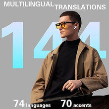 Load image into Gallery viewer, SIOTMERA Language Translation Earbuds Y113S, Real Time 144 Language Translator Device, Offline Instant Voice Translator Earbuds for Travel Business Learning, for iOS&Android, BT 5.4, White