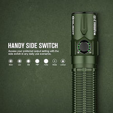 Load image into Gallery viewer, OLIGHT Warrior 3S 2300 Lumens Rechargeable Tactical Flashlight, Compact Dual-Switches LED Bright Light with Proximity Sensor, Powered by Customized Battery for Emergency, EDC and Searching (OD Green)