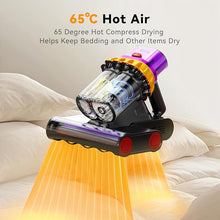 Load image into Gallery viewer, E.LUO Bed Vacuum Cleaner with Dust Sensor: 400W ?10Kpa Mattress Vacuum Cleaner with UV & Ultrasonic and High Heating, Handheld Bed Vacuums for Mattress