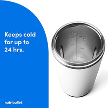 Load image into Gallery viewer, nutribullet Flip Portable Blender with Insulated Cup, White, NBPB50350AW