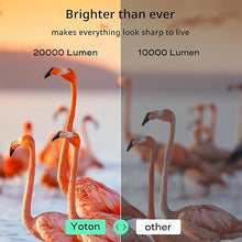 Load image into Gallery viewer, YOTON Y9 Netflix Projector with wifi and bluetooth, Portable Projector 4K support 20000 lumens with zoom, 2024 Upgraded movie projector with Netflix/Prime Video/YouTube/Hulu/Dolby