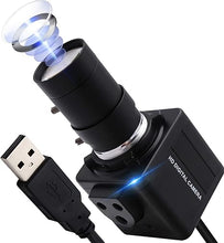 Load image into Gallery viewer, USB Camera 4K Ultra HD Webcam with 5-50mm Varifocal Lens USB Camera High Resolution 3840P Optical Web Camera,Manual Zoom Conference Webcam Support OPENCV on Mac/Window/Linux