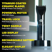 Load image into Gallery viewer, The Beard Club Mens Grooming Kit & PT45 Beard Trimmer for Men - Professional Cordless Electric Beard Hair & Moustache Trimmer, Straight Razor, Beard Shampoo, Balm, Beard Brush & Comb - Beard Kit Gift