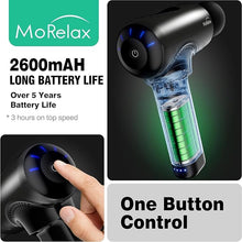 Load image into Gallery viewer, cotsoco Massage Gun Deep Tissue,Portable Percussion Muscle Massager for Whole Body Back Pain Relief,Electric Handheld Sport Massager with 5 Massage Heads 5 Speed