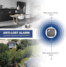 Load image into Gallery viewer, Focus Key Finder Smart Tracker Anti-Lost Alarm Item Locator Wireless for Key Phone Wallet Pet Bluetooth Tracking Device with Replaceable Battery (Black, 1 Pack)
