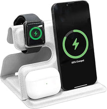 Load image into Gallery viewer, BLACK+DECKER 3 in 1 Charging Station for Apple Multiple Devices, Wireless Foldable Travel Charger for Multiple Devices iPhone 16 15 14 13 Pro Max Plus & Apple Watch Series/AirPods