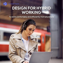 Load image into Gallery viewer, Yealink BH76 Plus UC Wireless Headset for Work, Bluetooth Headsets with Microphone Active Noise Cancelling, Retractable Mic Arm, ANC Business Headsets for Teams Zoom Meeting Call, Switchable Earpads