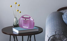 Load image into Gallery viewer, HANNLOMAX HX-327CD Portable CD Player with AM/FM Radio, Aux-in, AC/DC Dual Power Source. (Purple)