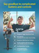 Load image into Gallery viewer, Gimbal Stabilizer for Smartphone, Gimbal w/Wireless Charging iPhone Gimbal for iPhone 15 Pro Max/Android Foldable 3-Axis Handheld Phone Gimbal for Video Recording Face Tracking-Smart X Pro