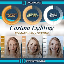 Load image into Gallery viewer, GearLight Selfie Ring Light for Computer or Phone - iPhone Compatible LED Lighting for Laptop Webcam, Video Recording - Rechargeable Circle Clip on Ringlight - Cute Stuff & Room Decor for Teen Girls