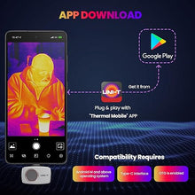Load image into Gallery viewer, Thermal Imager,Thermal Camera Android 256x192 High Resolution 25Hz,Smallest Metal Shell Thermal Imaging Camera,Temperature Detection Infrared Camera,Work for Android with APP