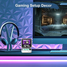 Load image into Gallery viewer, Divoom Ditoo Pixel Art Gaming Portable Bluetooth Speaker with App Controlled 16X16 LED Front Panel, Also a Smart Alarm (White)