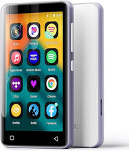 Load image into Gallery viewer, innioasis 80GB MP3 Player with Bluetooth and WiFi, MP3 Player for Kids with Spotify, Spotify Kids, Pandora, Audible, 4.0" Touch Screen Music Player with Parental Controls, Up to 1TB (White+ Purple)