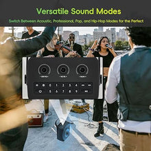 Load image into Gallery viewer, Bluetooth 5.3 Wireless Voice Amplifier with 2 Wireless Microphones, 40W Portable Rechargeable PA System for Teachers, Indoor/Outdoor Events