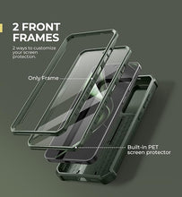 Load image into Gallery viewer, Dexnor for Samsung Galaxy S25 Plus Case with Built-in Slide Camera Cover & Screen Protector & Kickstand,Heavy-Duty Shockproof Rugged Case Full-Body Bumper Cover for Galaxy S25 Plus(2025),Army Green