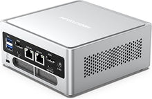 Load image into Gallery viewer, MINISFORUM NAB6 Lite Mini PC 12th Gen Core i5-12600H(12C/16T) HDMI×2+USB-C×2 4K@60Hz Outputs Mini Computer, 16GB RAM 512GB SSD with HDD Slot, Intel Iris Xe Graphics Desktop Computer