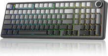 Load image into Gallery viewer, x Aula F99 Pro Mechanical Keyboard, Hot Swappable Custom Gaming Keyboard, Tri-Mode BT5.0/2.4GHz/USB-C Creamy Keyboard with Number Pad Side-Print Keycap Functional Knob for Mac PC Gamer - Black