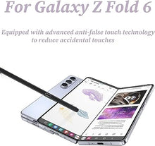 Load image into Gallery viewer, Galaxy Z Fold 6 S Pen Replacement for Samsung Galaxy Z Fold 6 Slim S Pen Fold 6 Stylus Pen, Z Fold 6 S Pen Fold Edition for Samsung Galaxy Z Fold 6 Stylus Pen+ 2 Tips (Black)