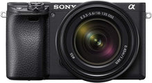 Load image into Gallery viewer, Sony Alpha a6400 Mirrorless Camera: Compact APS-C Interchangeable Lens Digital Camera with Real-Time Eye Auto Focus, 4K Video, Flip Screen & 18-135mm - E Mount Compatible Cameras ILCE-6400M/B