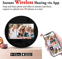 Load image into Gallery viewer, SAMMIX Digital Picture Frame, 10.1 Inch WiFi Digital Photo Frame, IPS HD Touch Screen Electronic Picture Frame, 32GB Storage, Slideshow, Easy to Share Photos and Video via Uhale APP, Gift for Family